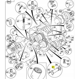 Pavarų dėžės filtras jcb ekskavatorius