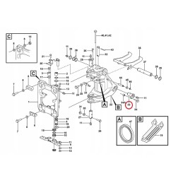 Varžtas Volvo BL71 tvirtinimo kojos strėlė 60x153