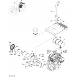 O žiedinis sandariklis hitachi zw140 zw150 zw140pl