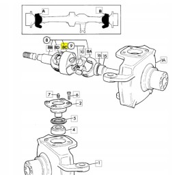 Polosi CVA kryžminis kaušas, JCB ekskavatorius-krautuvas