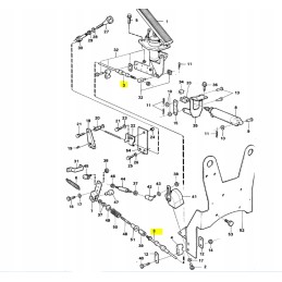 Volvo savivarčio droselio trosas