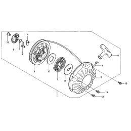 Honda gx100 starteris 28421 z0d v02