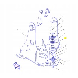 Pasukama įvorė cat 906 1382174