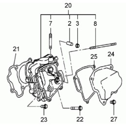 Wacker wm170 vožtuvo dangtelio tarpinė 0156460