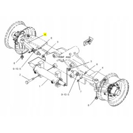 Cat ekskavatoriaus krautuvo vairo stovas