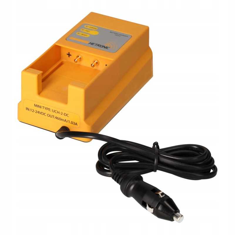 Hetronic mini 3 6v 12 24vd automobilinis pakrovėjas