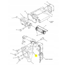 Kačių ekskavatoriaus krautuvo siurblio sandariklis
