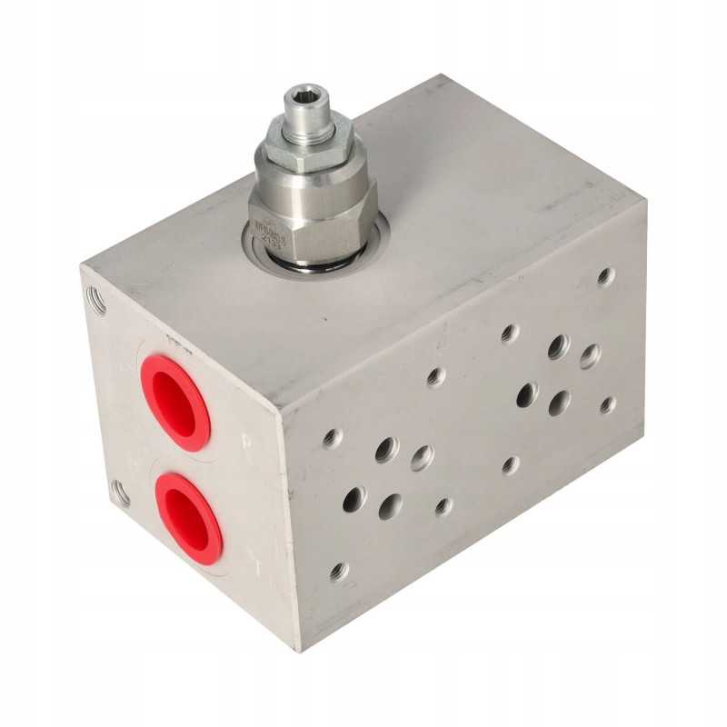 2 sekcijų vožtuvų blokas su perpildymo vožtuvu