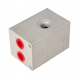 2 sekcijų vožtuvų blokas su perpildymo vožtuvu