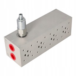 4 sekcijų vožtuvų blokas su perpildymo vožtuvu