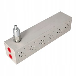 6 sekcijų vožtuvų blokas su perpildymo vožtuvu