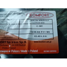 Sankabos diskas 350 mm 22 pjaustytuvai 385 83021510 komfo