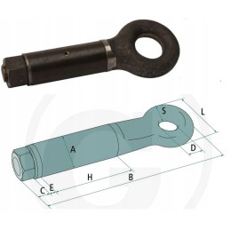Kablio kilpa suvirinimui su pasukama mova q45