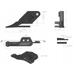 Kairės pusės dantis jcb 332 c4389