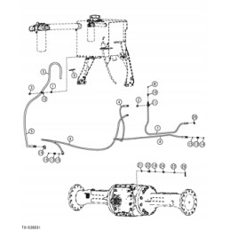 Vamzdžio įvorė John Deere 710b 710d 670c 770d 772g
