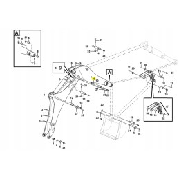 Varžtų poveržlė Volvo ekskavatoriniam krautuvui