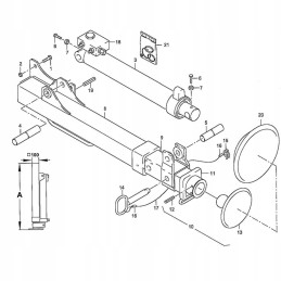 Atlas atramos užraktas L tipas