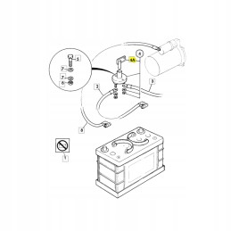 JCB 701 47401 akumuliatoriaus įžeminimo raktas