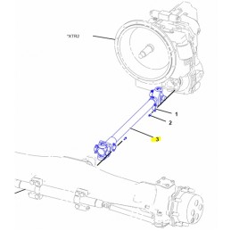 Cat ekskavatoriaus krautuvo priekinis varomasis velenas