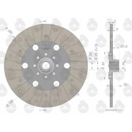 Sankabos diskas c 360 ostrówek premium arba ursus