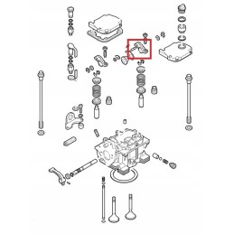 Hatz 1d41 50 išmetimo vožtuvo svirtis 01285010