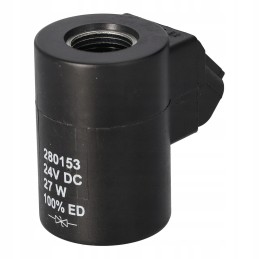 Ritė 24vdc 27w fi16 2h 53mm su diodu