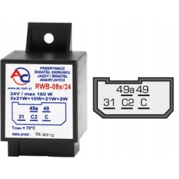 Šviesos pertraukiklis rwb 08s 24v star jelcz