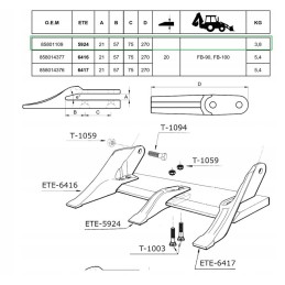 Ekskavatorius-krautuvas Zab New Holland 85801109