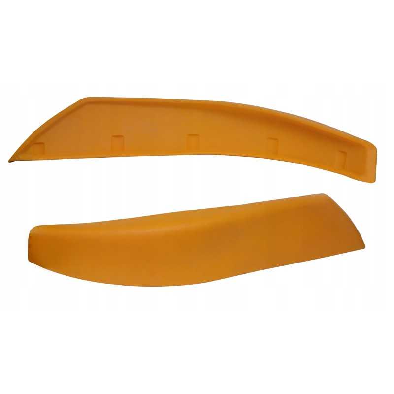 Galinis dešinysis sparnas, geltonas, JCB 3CX