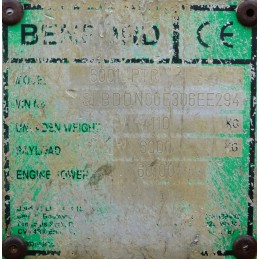 Benford Terex 6001 savivarčio oro vamzdis