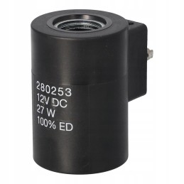 Bucher ritė 12vdc 27w fi16 2h 53mm din su diodu