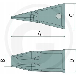 Zab Caterpillar 1u 3209