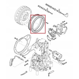 Hatz 1d60 1d81 1d90 magnetinis ratlankis 01587300