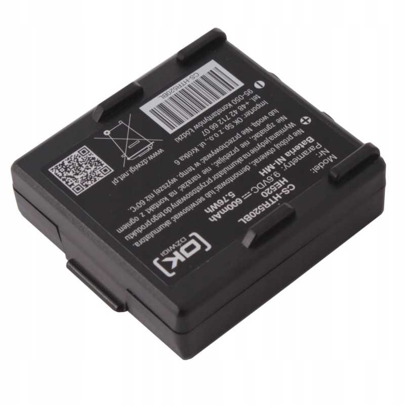 Hetronic baterija 68300510 9 6vdc 600mah