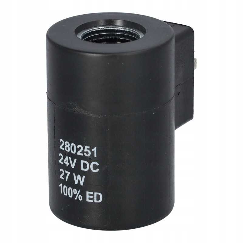 Bucher ritė 24vdc 27w fi 16 2 h 53 mm din