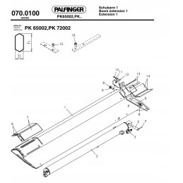 Palfinger prailginimo vožtuvas