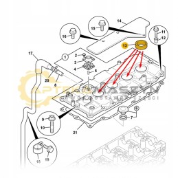 Isuzu 4jj1 purkštuko sėdynės sandariklis