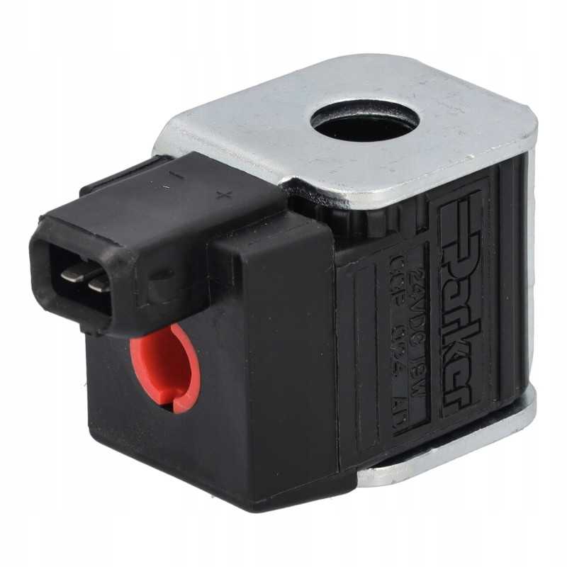 Parker ritė 24vdc 19w fi13 h 39 6mm su diodu