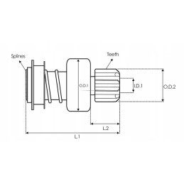 Bendiks starteris belarus mtz 100 142 145 orig