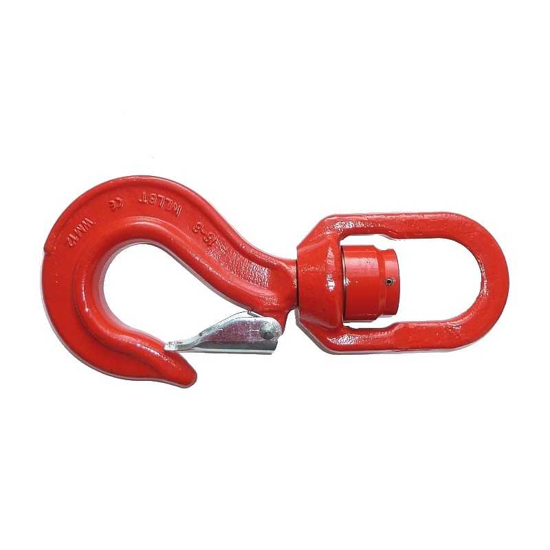 Pasukamas kablys su rutuliniu guoliu 8t hds kranu patvirtinti kabliukai 8