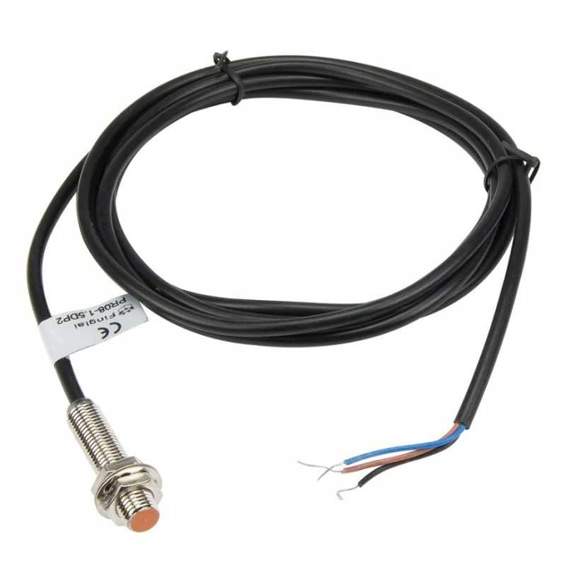 Indukcinis jutiklis pnp nc 0 1 5mm 10 30vdc m8