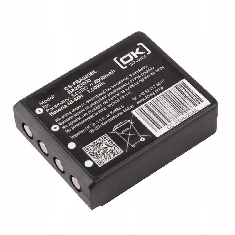 Baterija hbc radiomatic fub06 3 6v 2000 mah