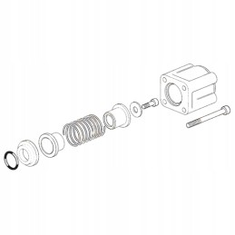 Hydrocontrol hc d4 slankiklio remonto komplektas tipas f001a