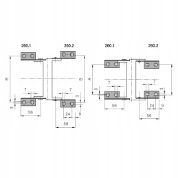 Jungiamųjų elementų rinkinys 2600 2700 serijos grandinei