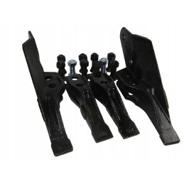 Galinių kaušo dantų rinkinys JCB 3CX, 4 vnt