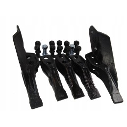 JCB 3CX galinių kaušo dantų rinkinys, 5 vnt