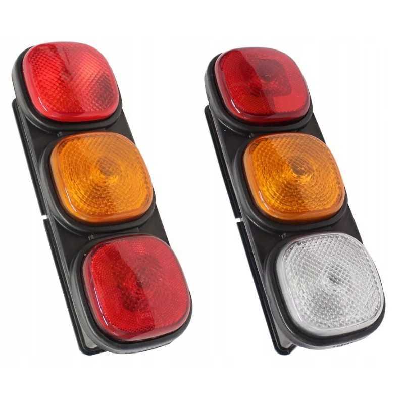 Telesk jcb krautuvų galinių kelio žibintų komplektas