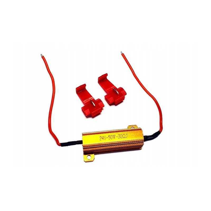 24v 50w rezistorius LED lempos posūkio signalui