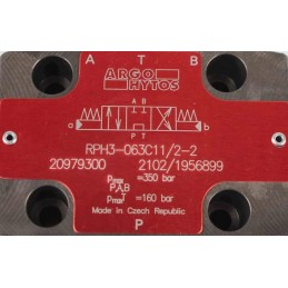 Pneumatiniu būdu valdomas skirstytuvas rph3 063c11 22