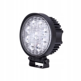 Apvali darbinė lempa su 9 diodais 9x3w